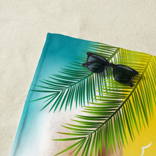 Serviette De Plage Heure d'été (En situation)