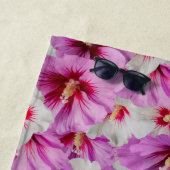 Serviette De Plage Hibiscus (En situation)