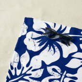 Serviette De Plage Hibiscus blanc usé tropical (En situation)
