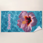 Serviette De Plage Hibiscus été (Devant)