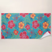 Serviette De Plage Hibiscus hawaïen (Devant)