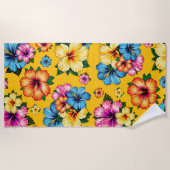 Serviette De Plage Hibiscus tropical (Devant)