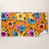Serviette De Plage Hibiscus tropical (Devant)