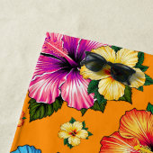 Serviette De Plage Hibiscus tropical (En situation)