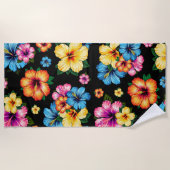 Serviette De Plage Hibiscus tropical (Devant)