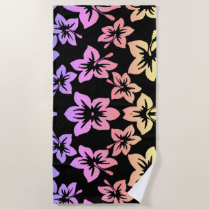 Serviette De Plage Hibiscus tropical Ombre Beach Towel