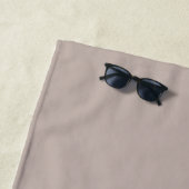 Serviette De Plage Hibou vous verra (En situation)