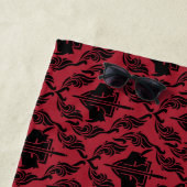 Serviette De Plage Hightower Vs. Targaryen Helmet Pattern (En situation)