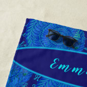 Serviette De Plage Hilton Head Island South Carolina Joli Sea Shell (En situation)