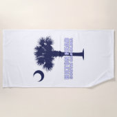 Serviette De Plage Hilton Head (palmetto)2 (Devant)