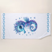 Serviette de plage Hippocampe (Devant)