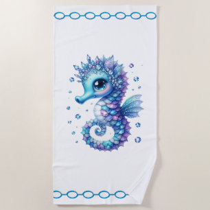 Serviette de plage Hippocampe
