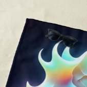 Serviette De Plage Hippocampe galactique (En situation)