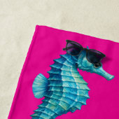 Serviette De Plage Hippocampes (En situation)