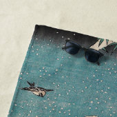 Serviette De Plage Hiroshige hiver paysage Japon pays (En situation)