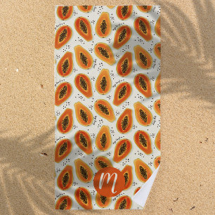 Serviette De Plage Hiya Papaya Motif