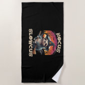 Serviette De Plage Hocus Slowcus Amateurs de fentes Halloween tee tee (Devant)