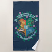 Serviette De Plage HOGWARTS™ Floral Crest (Devant)