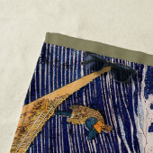 Serviette De Plage Hokusai Ocean Waves Sea Boats (En situation)