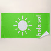 Serviette De Plage Hola Sol (Devant)