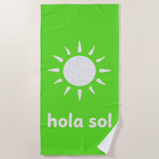Serviette De Plage Hola Sol (Devant)