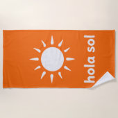 Serviette De Plage Hola Sol (Devant)