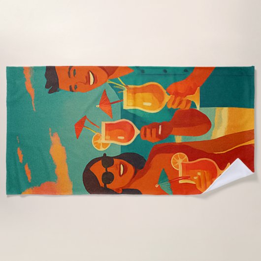 Serviette De Plage holiday is (Devant)