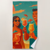 Serviette De Plage holiday is (Devant)