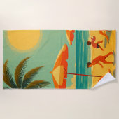 Serviette De Plage holiday is (Devant)