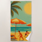 Serviette De Plage holiday is (Devant)