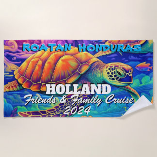 Serviette De Plage Holland Family & Friends Beach Towel - Roatan