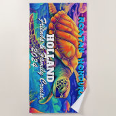 Serviette De Plage Holland Family & Friends Beach Towel - Roatan (Devant)