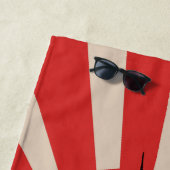 Serviette De Plage Homard Drôle – Conception de Plage Rétro (En situation)