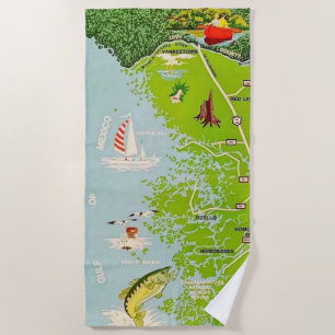 Serviette de plage Homosassa Côte de Floride