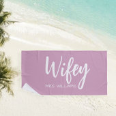 Serviette De Plage Honeymoon Gift, Gift for Him and Her