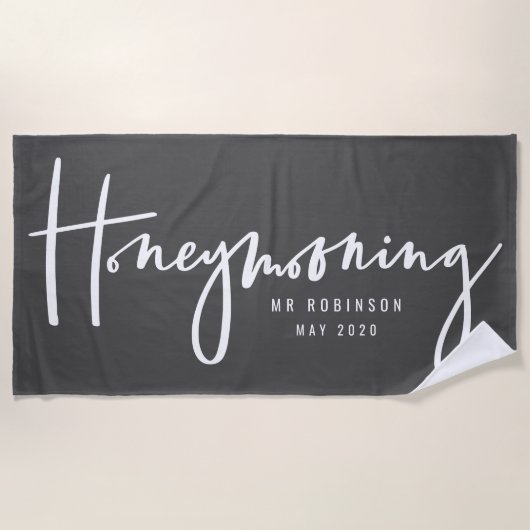 Serviette De Plage Honeymooning (Devant)