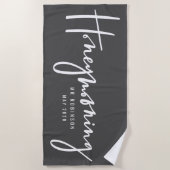 Serviette De Plage Honeymooning (Devant)