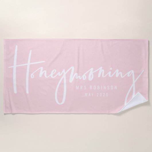 Serviette De Plage Honeymooning (Devant)