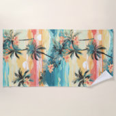 Serviette De Plage Horizon Douce Île (Devant)