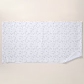 Serviette De Plage horizontal Design Seize (Devant)