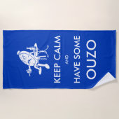 Serviette De Plage Horloge relaxante (Devant)
