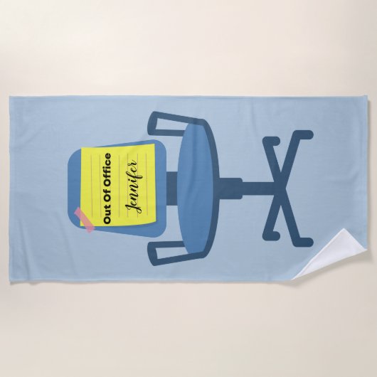 Serviette De Plage Hors Bureau (Devant)