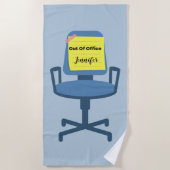 Serviette De Plage Hors Bureau (Devant)