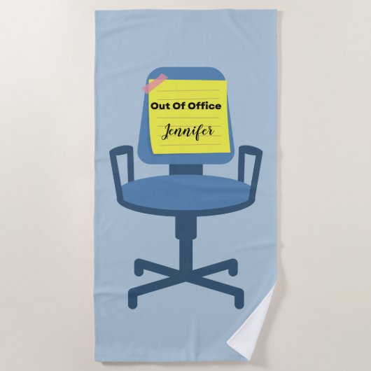 Serviette De Plage Hors Bureau (Devant)