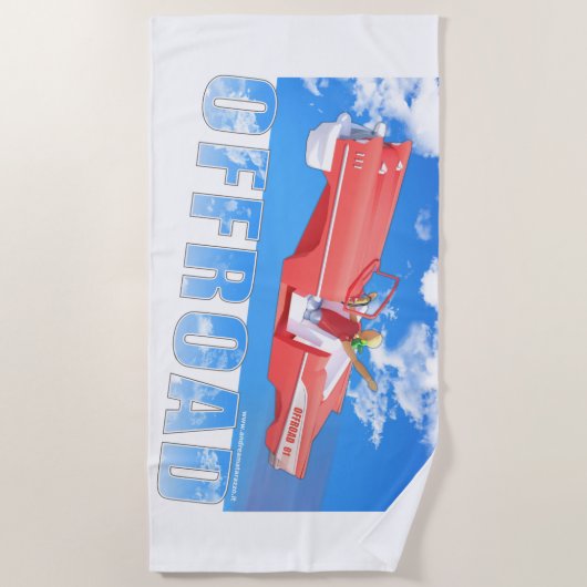 Serviette De Plage Hors route - 01 (Devant)