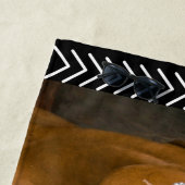 Serviette De Plage Horse cowboy Hat Lasso Western (En situation)