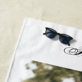 Serviette De Plage Horse Show - Cheval & Rider Personnalisé (En situation)