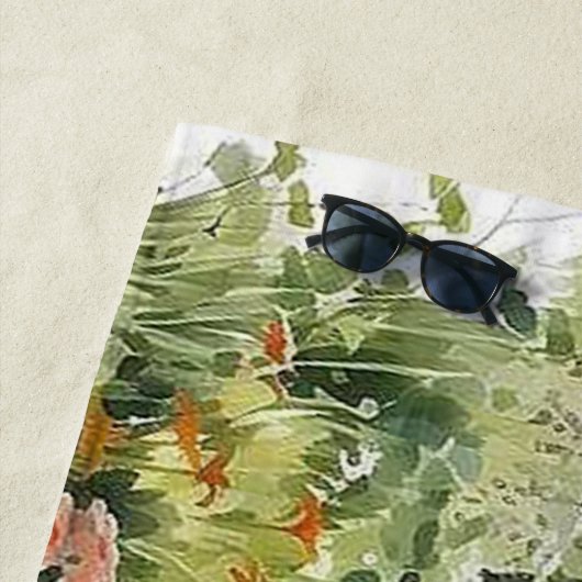 Serviette De Plage Horses    (En situation)