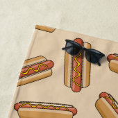 Serviette De Plage Hot dog (En situation)