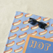 Serviette De Plage Hot dog (En situation)